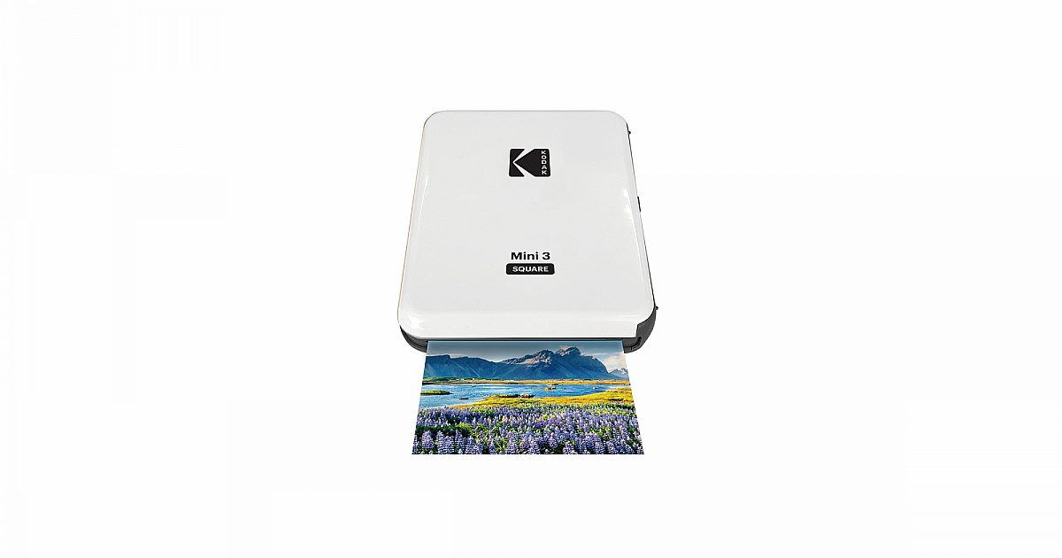  KODAK All-New Mini 2 Plus Bluetooth Portable Photo Printer with  4Pass Technology - Yellow : Office Products
