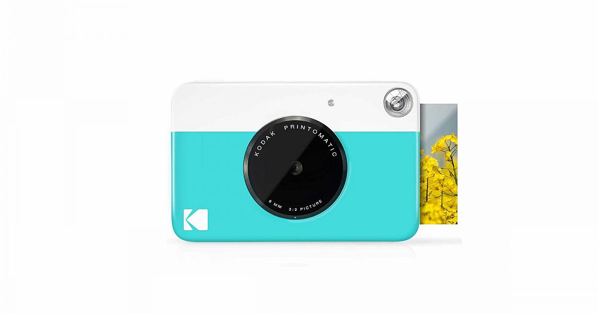 Kodak PRINTOMATIC Digital Instant Print Camera (Green) - 5MP, Zink 2x3  Prints, Bluetooth, Lithium-ion Battery - Capture & Print Memories Instantly  in the Smartphones & Cameras department at