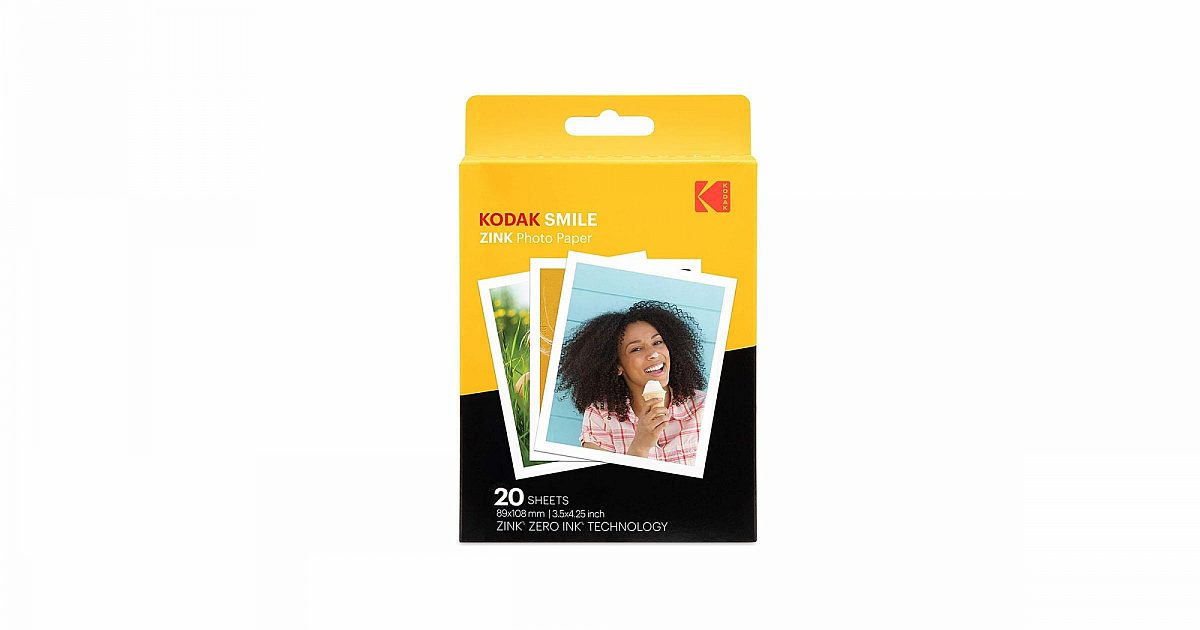80 Feuilles-Papier photo Zink Premium, compatible avec Kodak