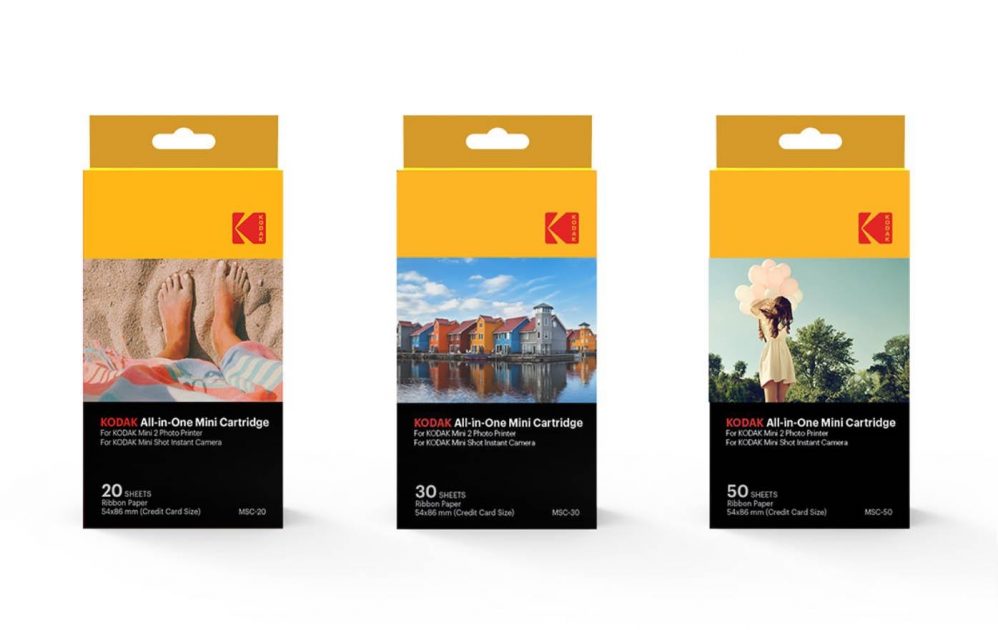 NEW Kodak Instant Print 3” x 3” Cartridge 30 Sheet Mini Shot Square